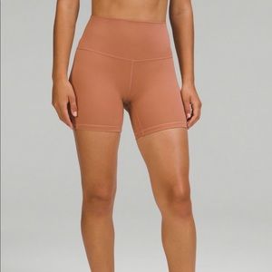 ISO lululemon dusty clay align shorts